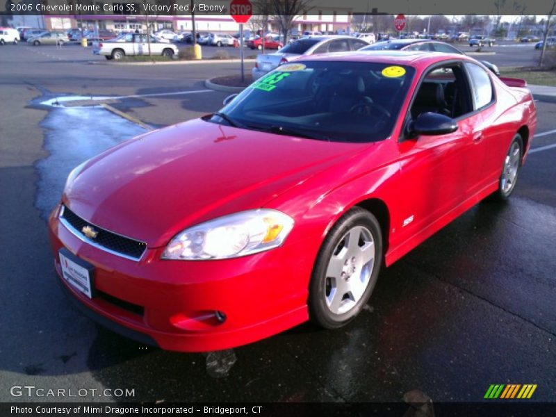 Victory Red / Ebony 2006 Chevrolet Monte Carlo SS