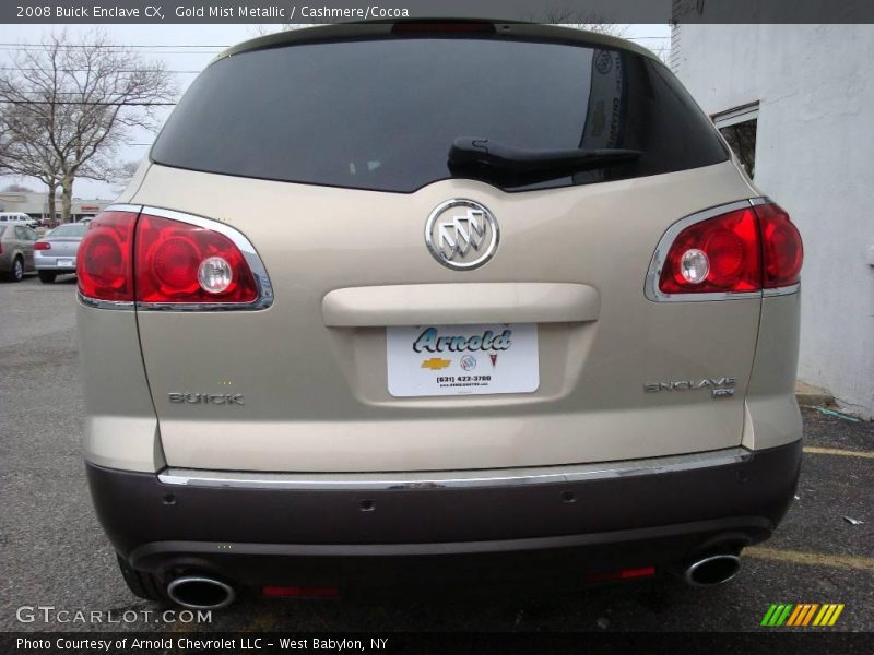 Gold Mist Metallic / Cashmere/Cocoa 2008 Buick Enclave CX