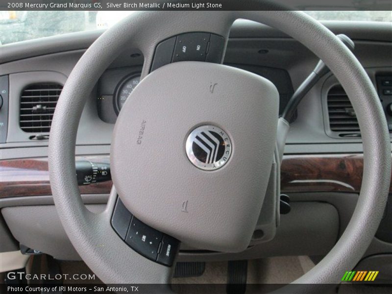 Silver Birch Metallic / Medium Light Stone 2008 Mercury Grand Marquis GS