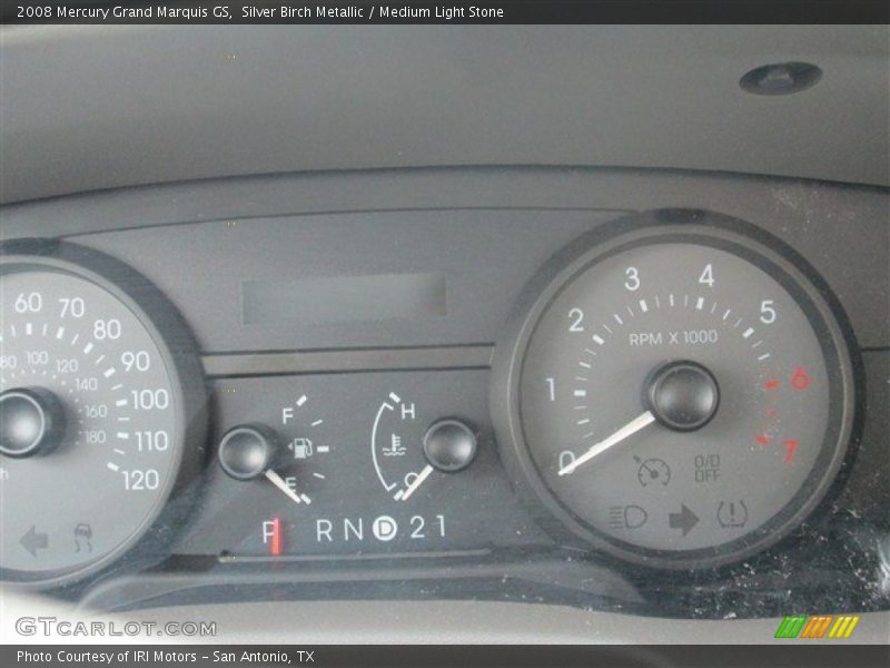 Silver Birch Metallic / Medium Light Stone 2008 Mercury Grand Marquis GS