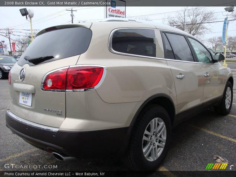 Gold Mist Metallic / Cashmere/Cocoa 2008 Buick Enclave CX