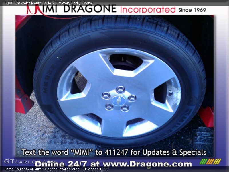 Victory Red / Ebony 2006 Chevrolet Monte Carlo SS