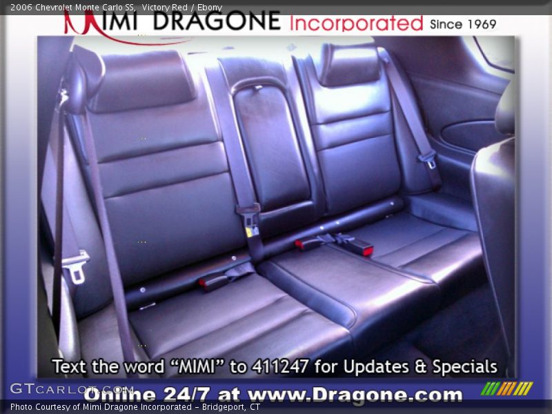 Victory Red / Ebony 2006 Chevrolet Monte Carlo SS