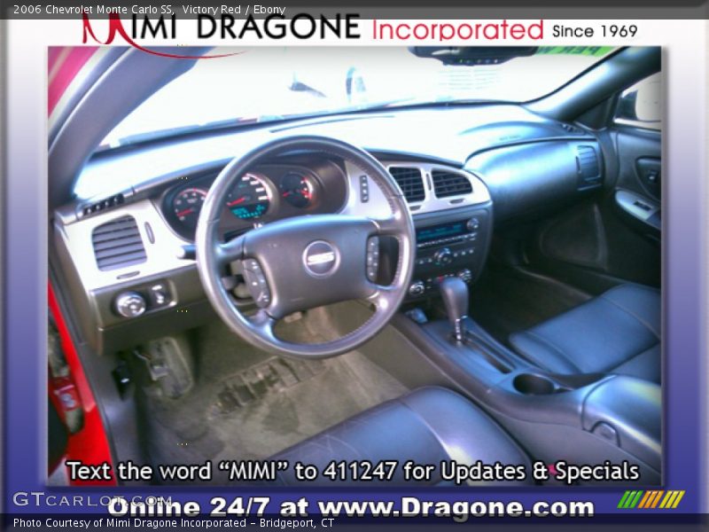 Victory Red / Ebony 2006 Chevrolet Monte Carlo SS