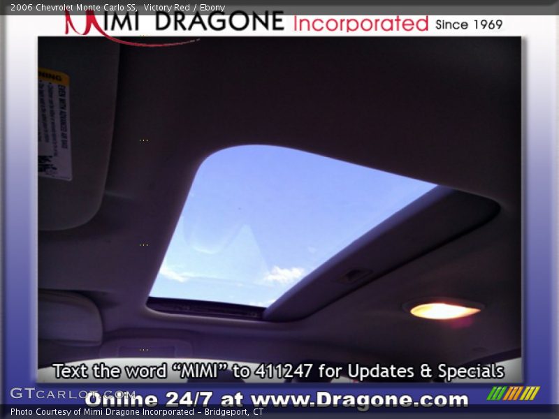 Victory Red / Ebony 2006 Chevrolet Monte Carlo SS