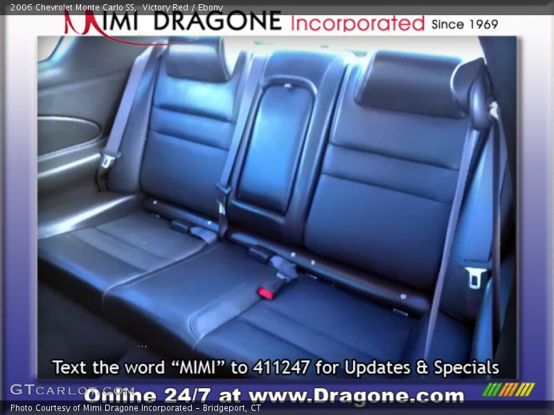 Victory Red / Ebony 2006 Chevrolet Monte Carlo SS