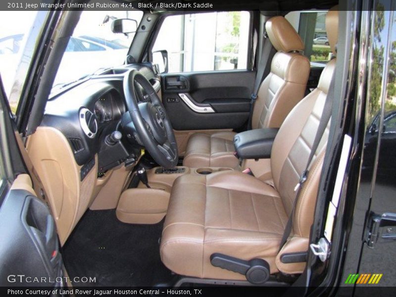 Black / Black/Dark Saddle 2011 Jeep Wrangler Unlimited Rubicon 4x4