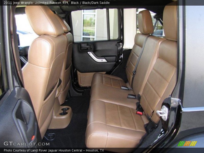 Black / Black/Dark Saddle 2011 Jeep Wrangler Unlimited Rubicon 4x4
