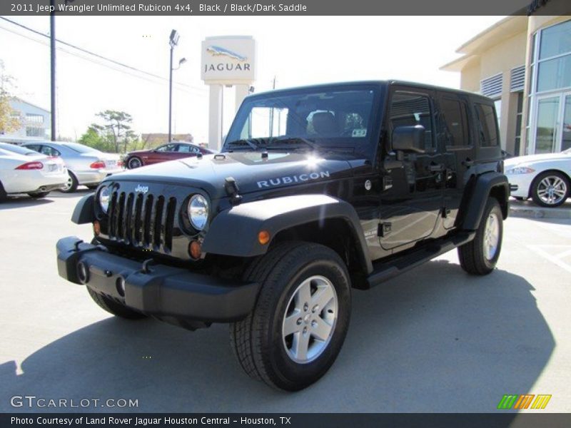 Black / Black/Dark Saddle 2011 Jeep Wrangler Unlimited Rubicon 4x4