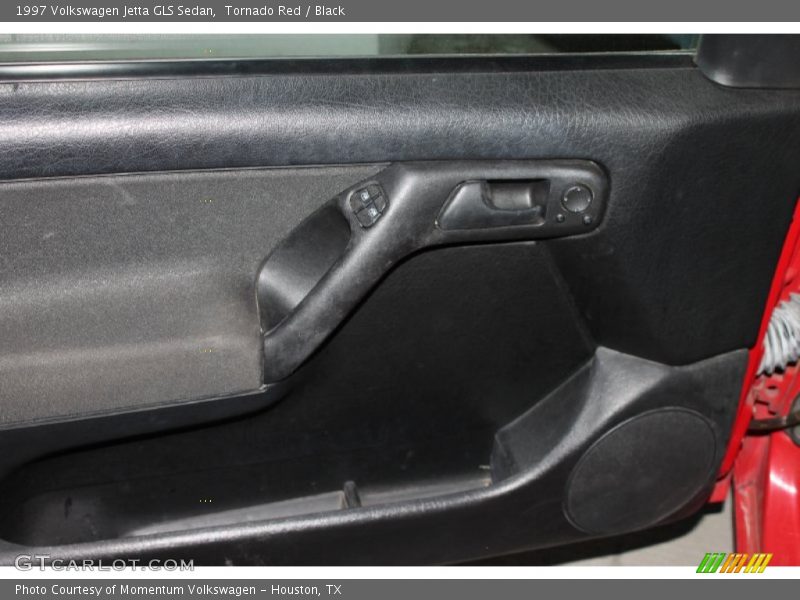 Tornado Red / Black 1997 Volkswagen Jetta GLS Sedan