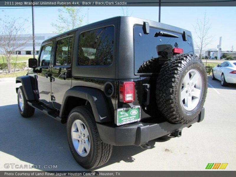 Black / Black/Dark Saddle 2011 Jeep Wrangler Unlimited Rubicon 4x4