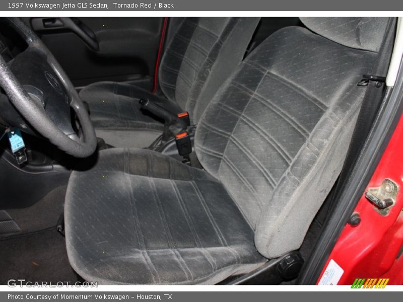Tornado Red / Black 1997 Volkswagen Jetta GLS Sedan