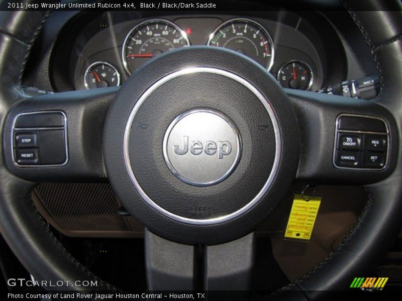 Black / Black/Dark Saddle 2011 Jeep Wrangler Unlimited Rubicon 4x4
