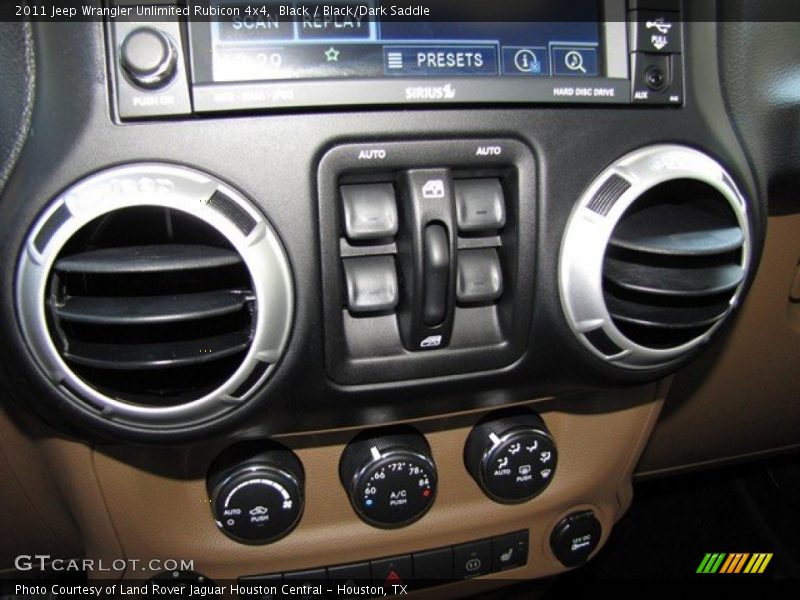 Black / Black/Dark Saddle 2011 Jeep Wrangler Unlimited Rubicon 4x4