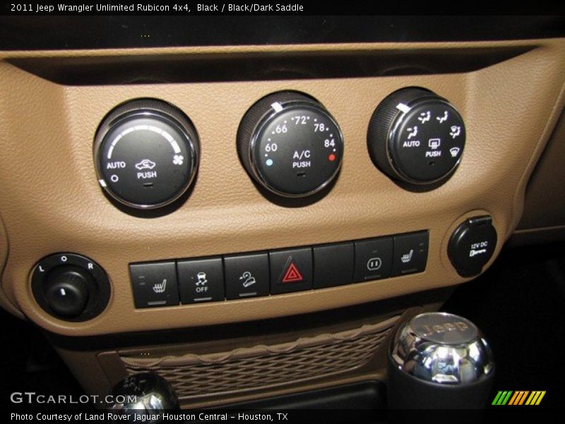Black / Black/Dark Saddle 2011 Jeep Wrangler Unlimited Rubicon 4x4