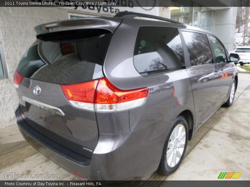 Predawn Gray Mica / Light Gray 2011 Toyota Sienna Limited