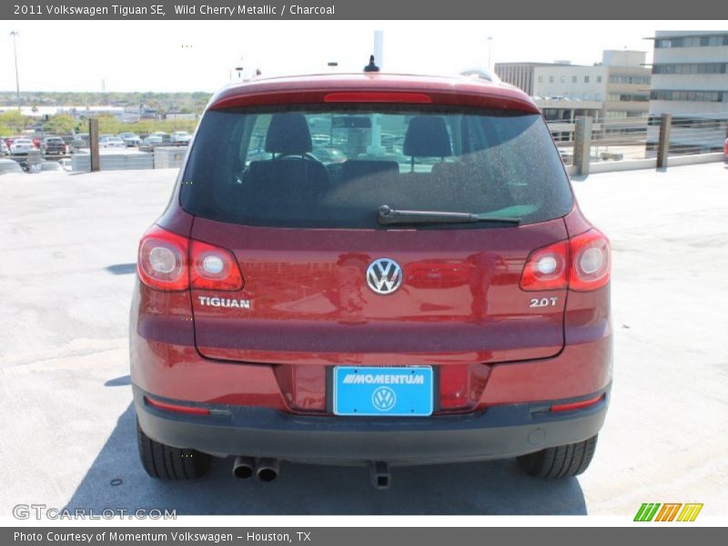 Wild Cherry Metallic / Charcoal 2011 Volkswagen Tiguan SE