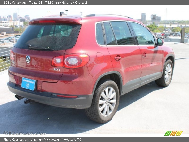 Wild Cherry Metallic / Charcoal 2011 Volkswagen Tiguan SE