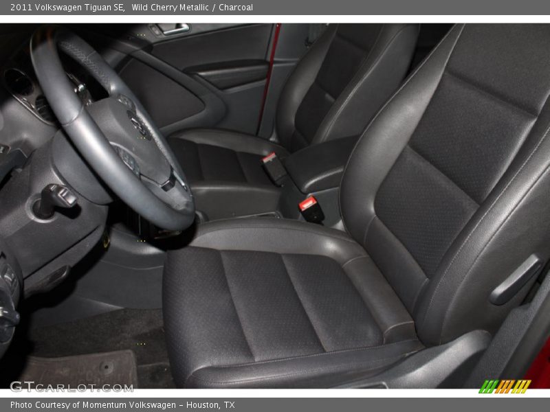 Wild Cherry Metallic / Charcoal 2011 Volkswagen Tiguan SE