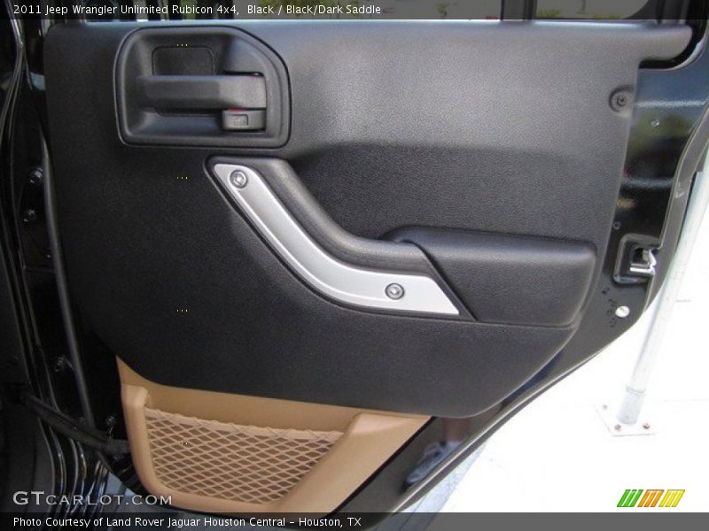 Black / Black/Dark Saddle 2011 Jeep Wrangler Unlimited Rubicon 4x4