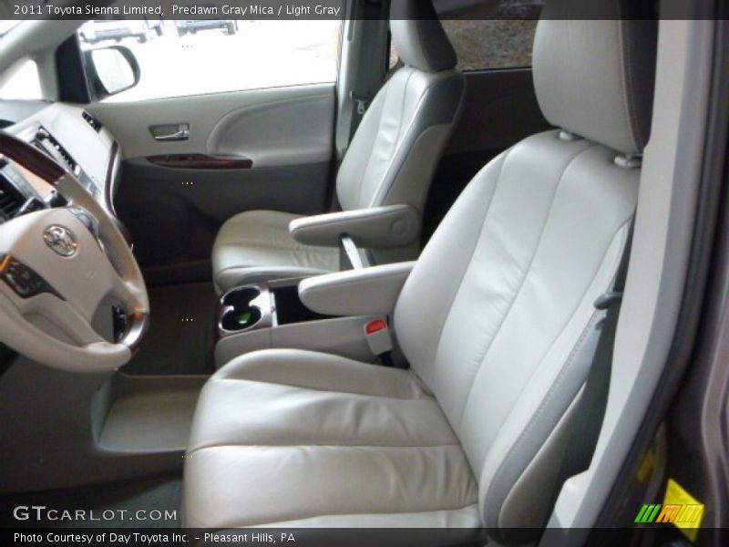 Predawn Gray Mica / Light Gray 2011 Toyota Sienna Limited