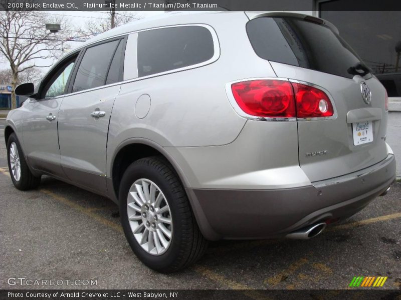 Platinum Ice Metallic / Titanium/Dark Titanium 2008 Buick Enclave CXL