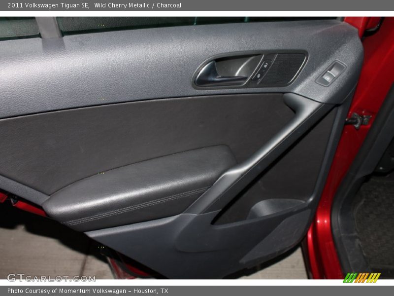 Wild Cherry Metallic / Charcoal 2011 Volkswagen Tiguan SE