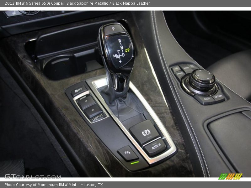  2012 6 Series 650i Coupe 8 Speed Sport Automatic Shifter