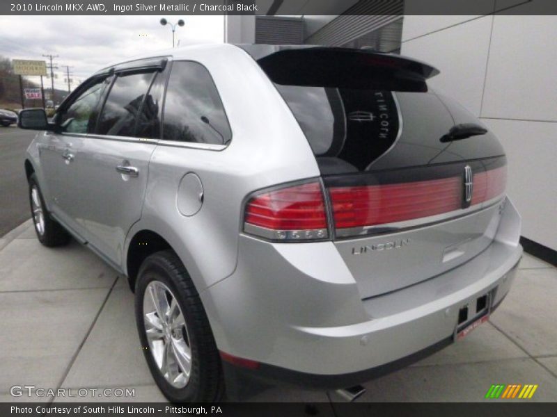 Ingot Silver Metallic / Charcoal Black 2010 Lincoln MKX AWD