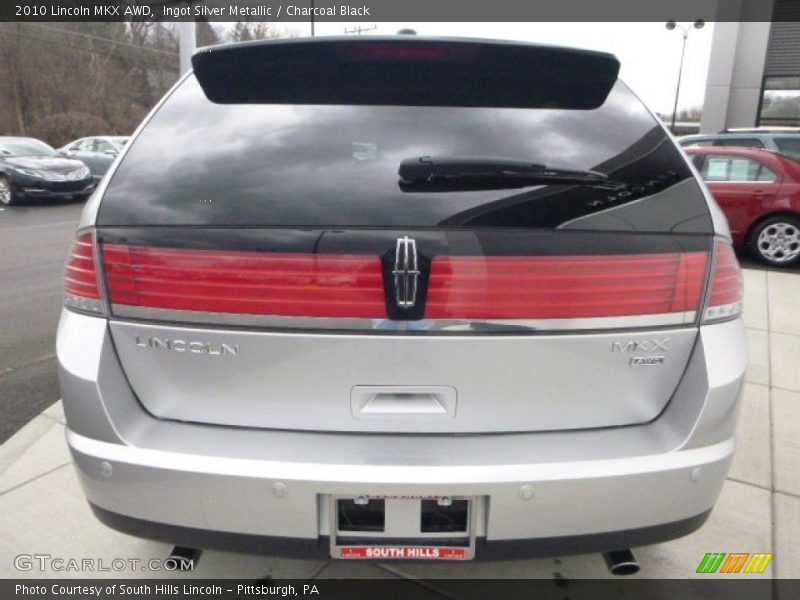 Ingot Silver Metallic / Charcoal Black 2010 Lincoln MKX AWD