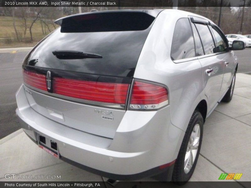 Ingot Silver Metallic / Charcoal Black 2010 Lincoln MKX AWD