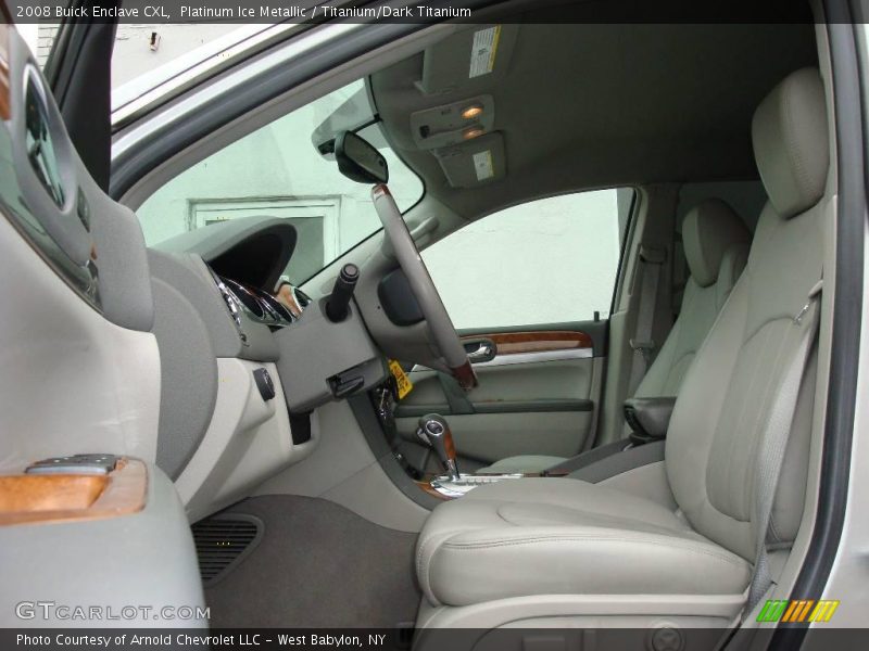 Platinum Ice Metallic / Titanium/Dark Titanium 2008 Buick Enclave CXL