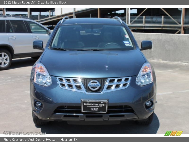 Graphite Blue / Black 2012 Nissan Rogue SV