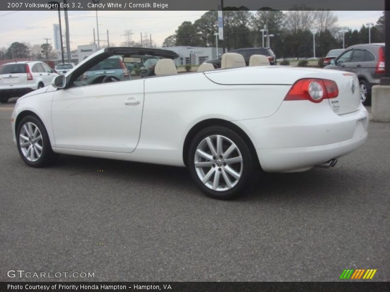 Candy White / Cornsilk Beige 2007 Volkswagen Eos 3.2
