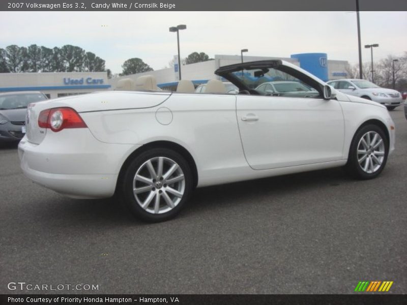 Candy White / Cornsilk Beige 2007 Volkswagen Eos 3.2