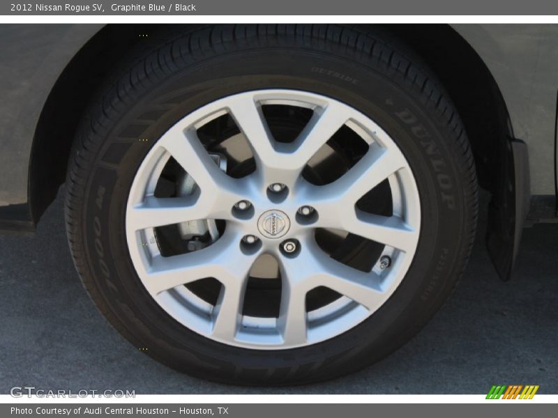 Graphite Blue / Black 2012 Nissan Rogue SV