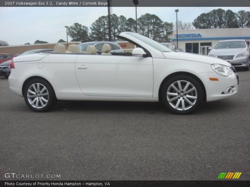 Candy White / Cornsilk Beige 2007 Volkswagen Eos 3.2