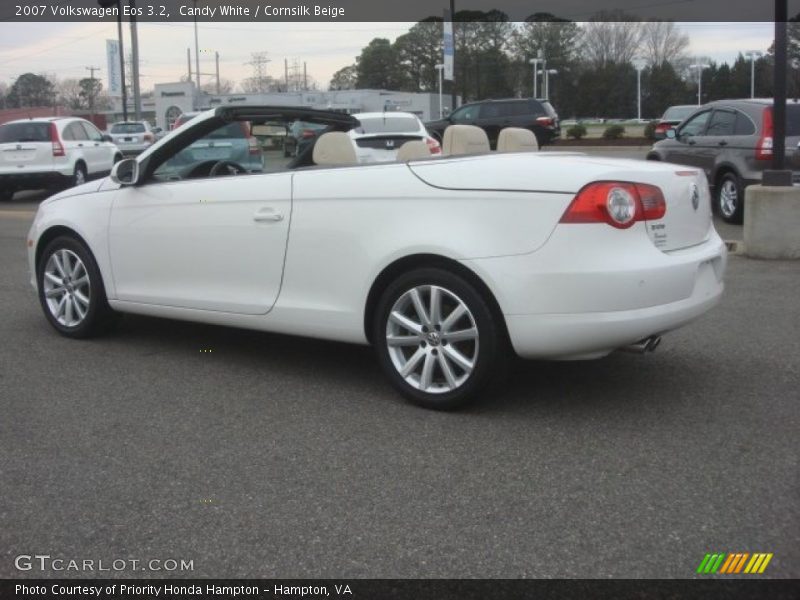 Candy White / Cornsilk Beige 2007 Volkswagen Eos 3.2