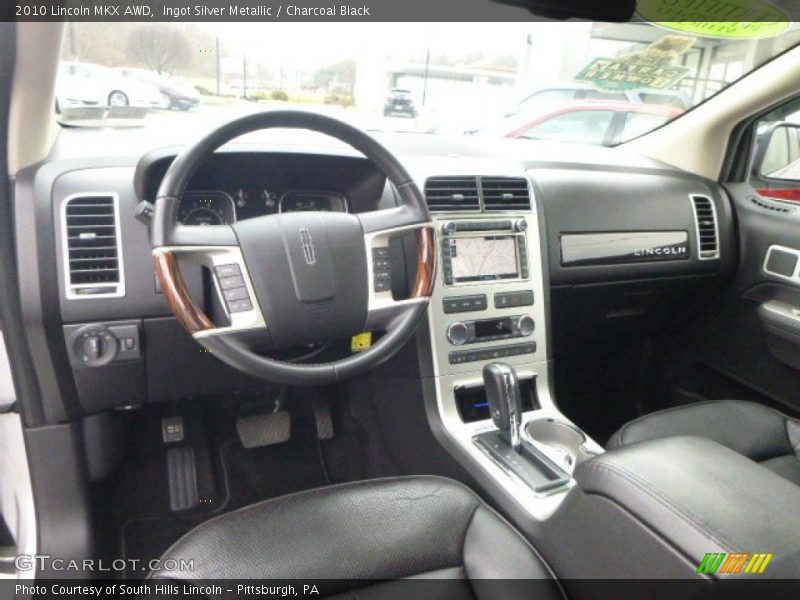 Ingot Silver Metallic / Charcoal Black 2010 Lincoln MKX AWD