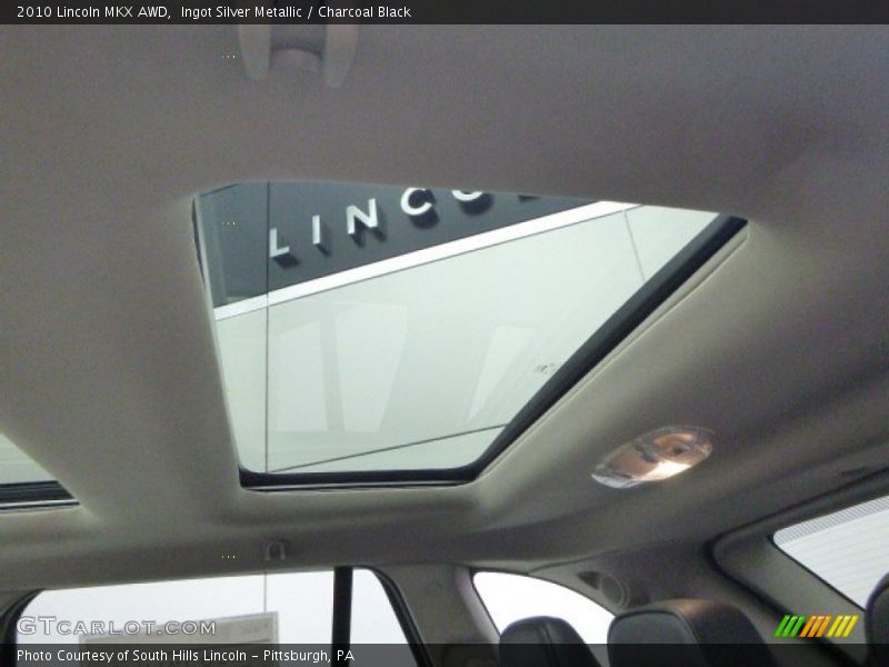 Ingot Silver Metallic / Charcoal Black 2010 Lincoln MKX AWD