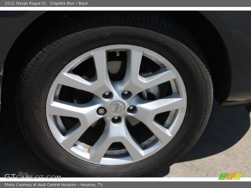 Graphite Blue / Black 2012 Nissan Rogue SV
