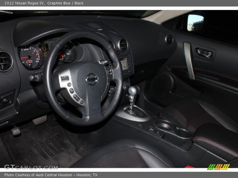 Graphite Blue / Black 2012 Nissan Rogue SV