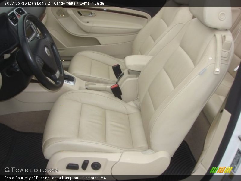 Candy White / Cornsilk Beige 2007 Volkswagen Eos 3.2