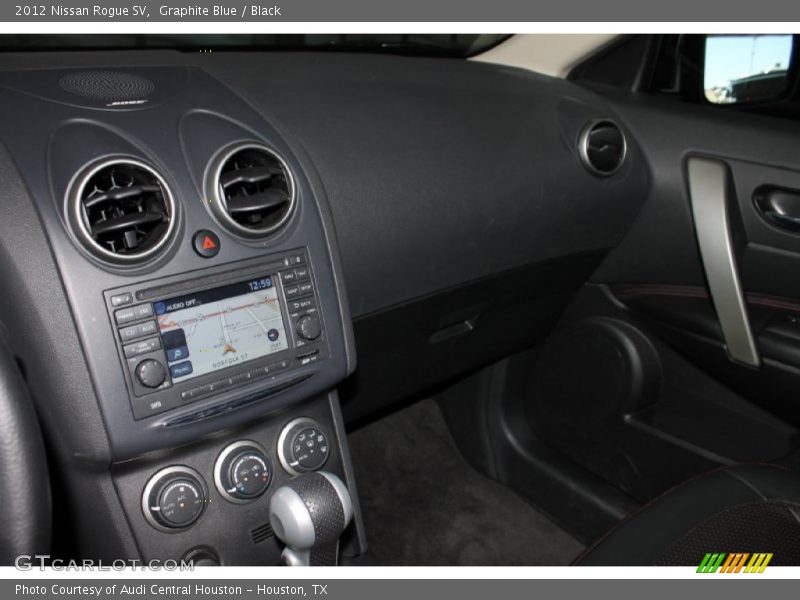 Graphite Blue / Black 2012 Nissan Rogue SV