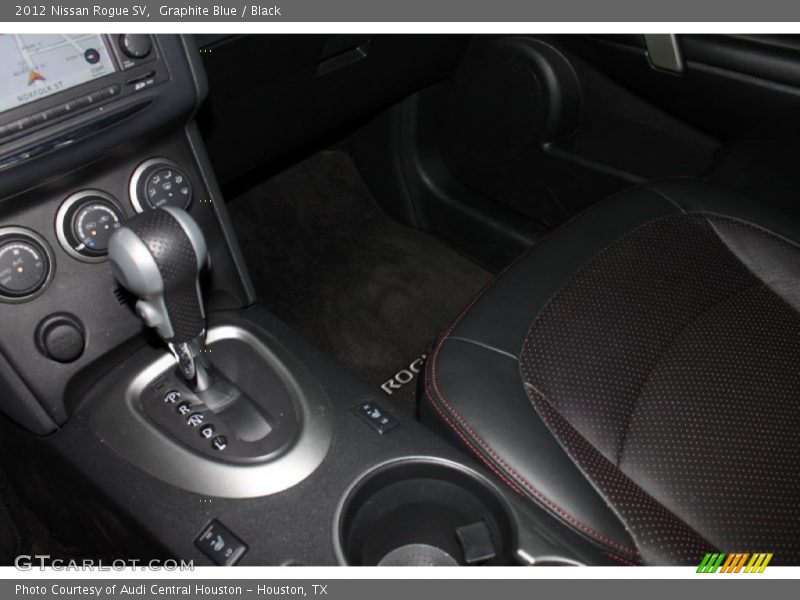 Graphite Blue / Black 2012 Nissan Rogue SV