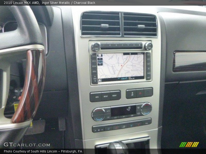 Ingot Silver Metallic / Charcoal Black 2010 Lincoln MKX AWD