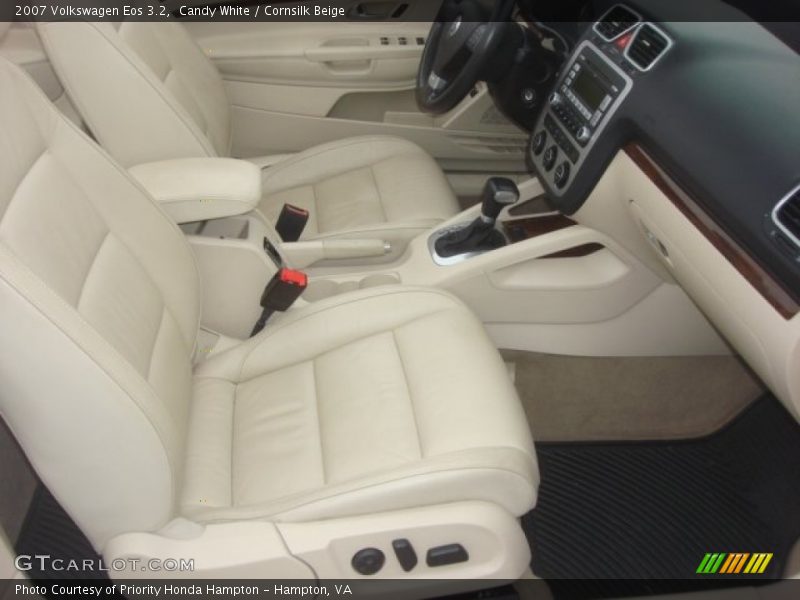 Candy White / Cornsilk Beige 2007 Volkswagen Eos 3.2