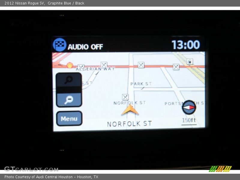 Graphite Blue / Black 2012 Nissan Rogue SV