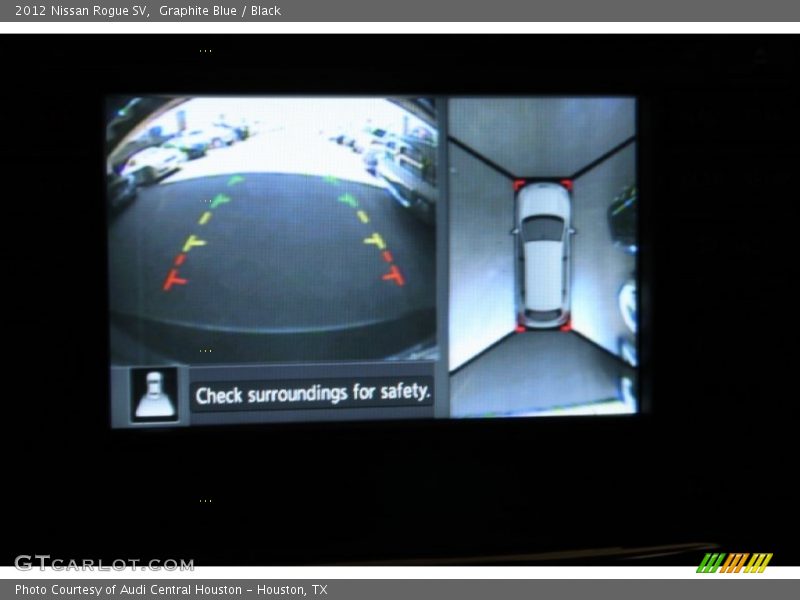 Graphite Blue / Black 2012 Nissan Rogue SV