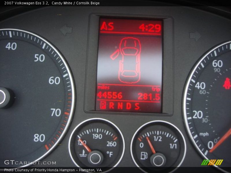 Candy White / Cornsilk Beige 2007 Volkswagen Eos 3.2